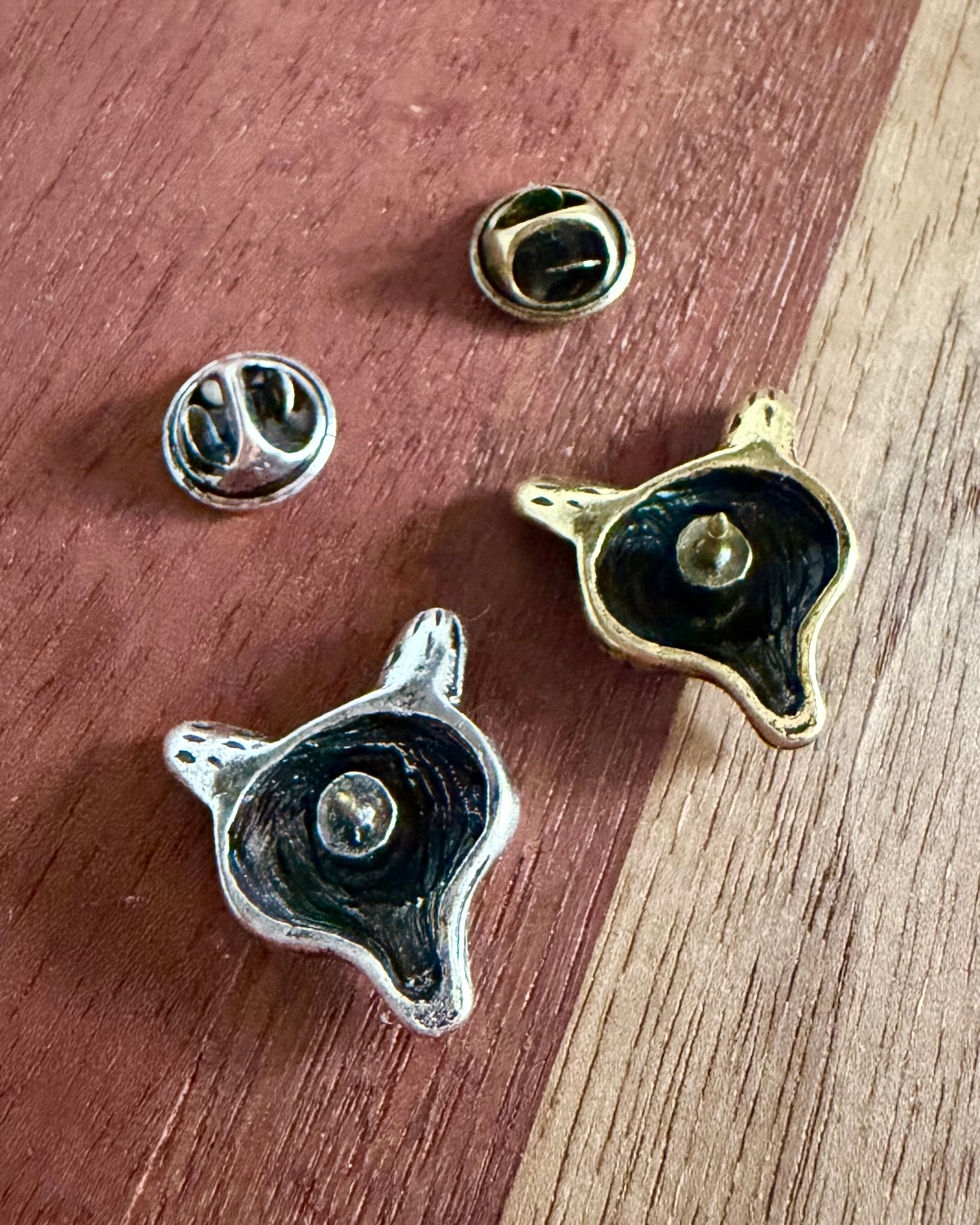 Fox Head Lapel Pins