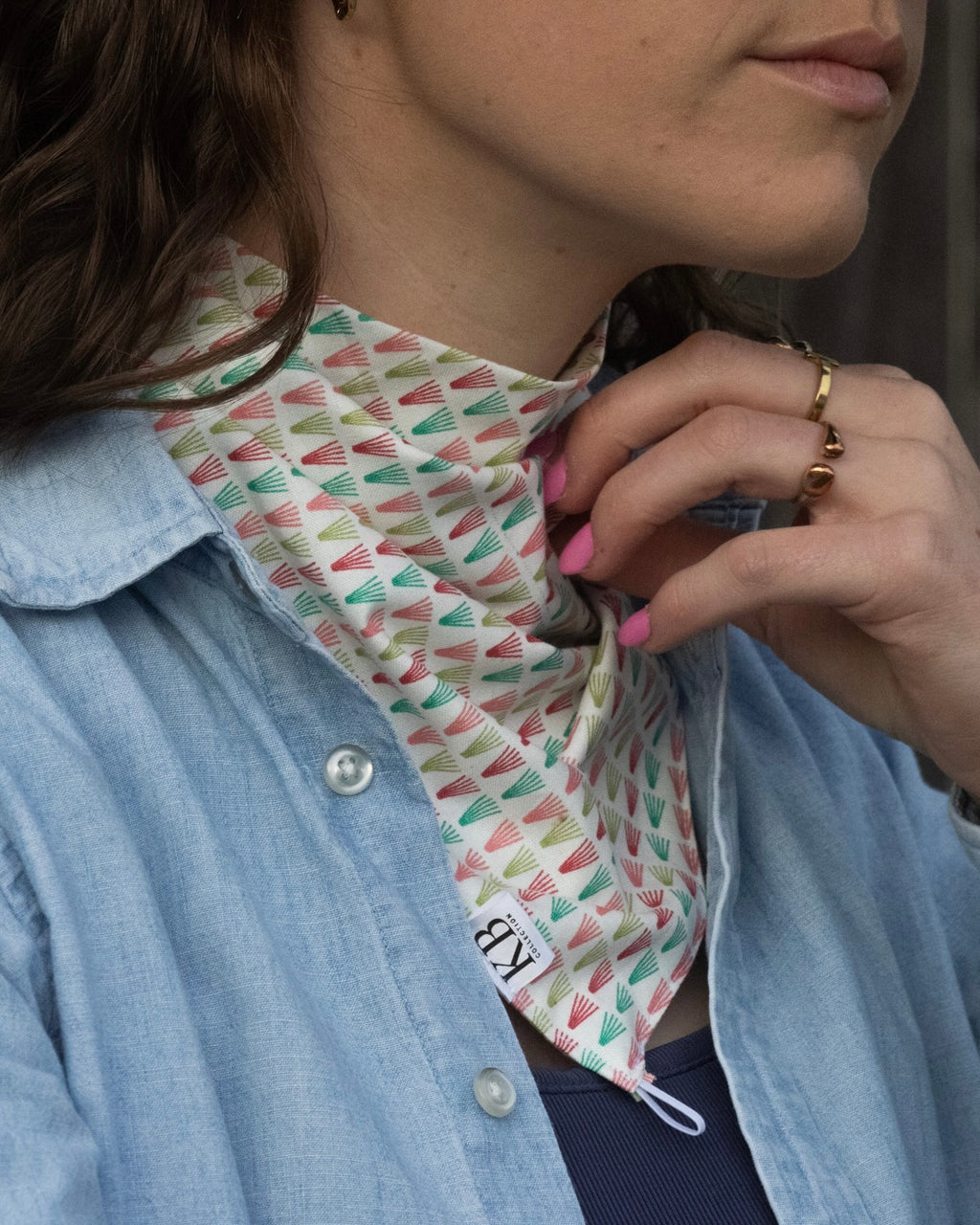 Cotton Neck Scarf - Confetti