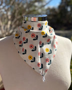 Cotton Neck Scarf - Poppies
