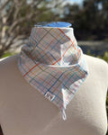 Cotton Neck Scarf - Multi Colour Check