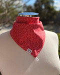 Cotton Neck Scarf - Red Blossoms