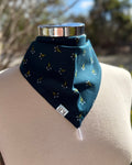 Cotton Neck Scarf - Emerald