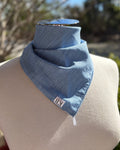 Cotton Neck Scarf - Sky