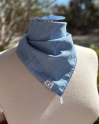 Cotton Neck Scarf - Sky