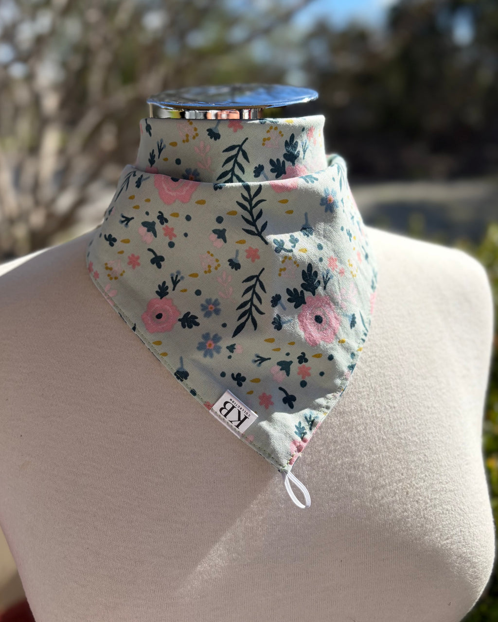 Cotton Neck Scarf - Pastel Floral
