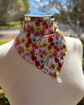 Cotton Neck Scarf - Poppies