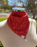 Cotton Neck Scarf - Strawberry Red