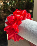 Ribbon Scrunchie - Red